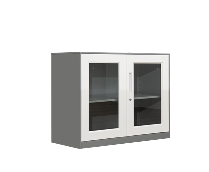 套色文件柜—760對(duì)開矮玻