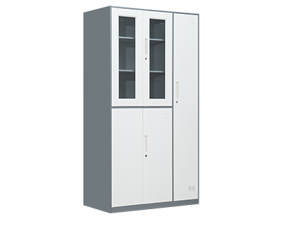 套色更衣柜—五門更衣玻璃