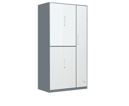 套色更衣柜—五門更衣鐵門